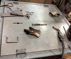 Steel Doors With Equipment